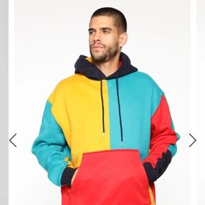 Mens size Large Color Block Sweater